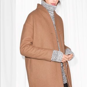 &Other Stories wool blend coat